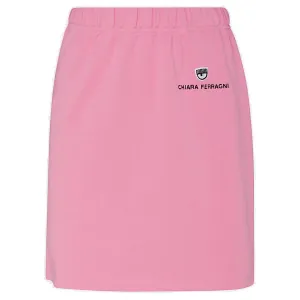Chiara Ferragni Logo Embroidered Pencil Skirt