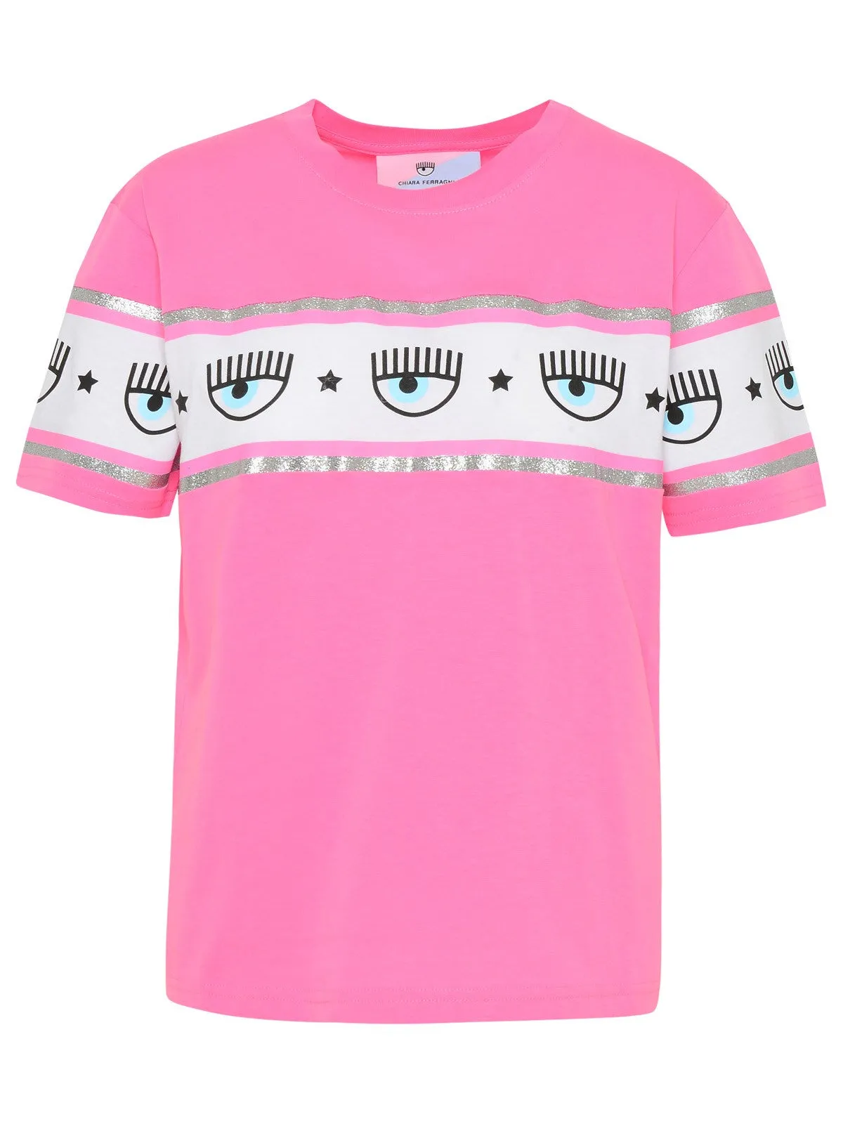 Chiara Ferragni Logo Printed Crewneck T-Shirt