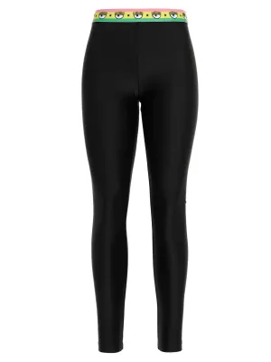 Chiara Ferragni Logo-Waistband Stretched Leggings