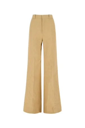 Chlo High Waist Wide-Leg Corduroy Pants