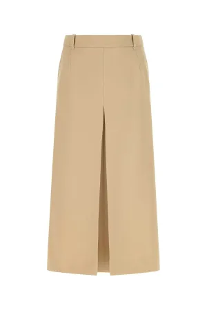 Chlo Tailored Slit Detailed Skirt