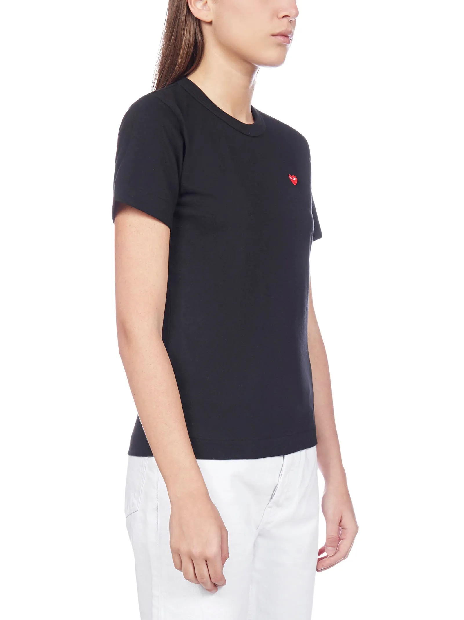 Comme des Garons Play Heart Appliqu T-Shirt