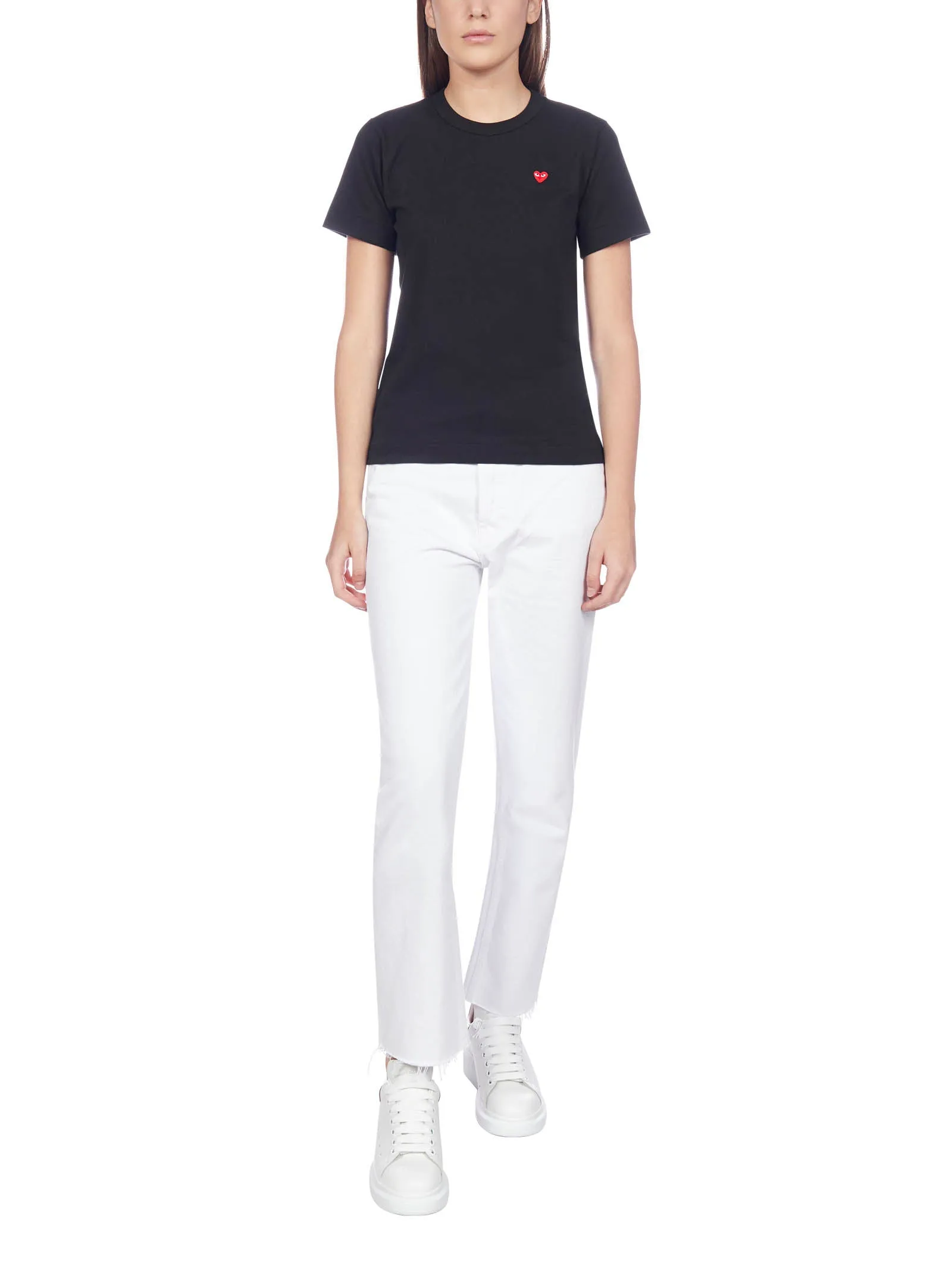 Comme des Garons Play Heart Appliqu T-Shirt