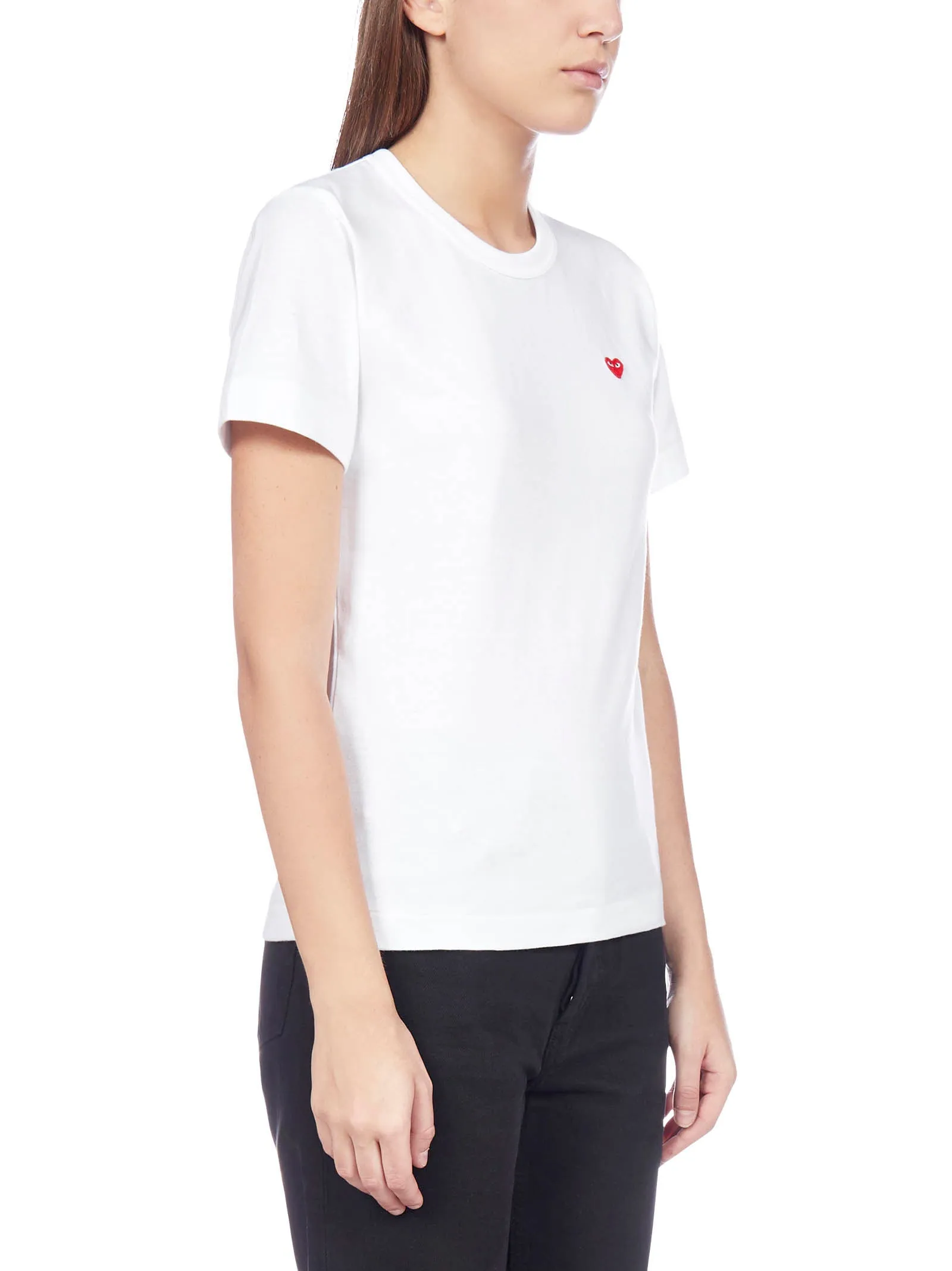 Comme des Garons Play Heart Appliqu T-Shirt