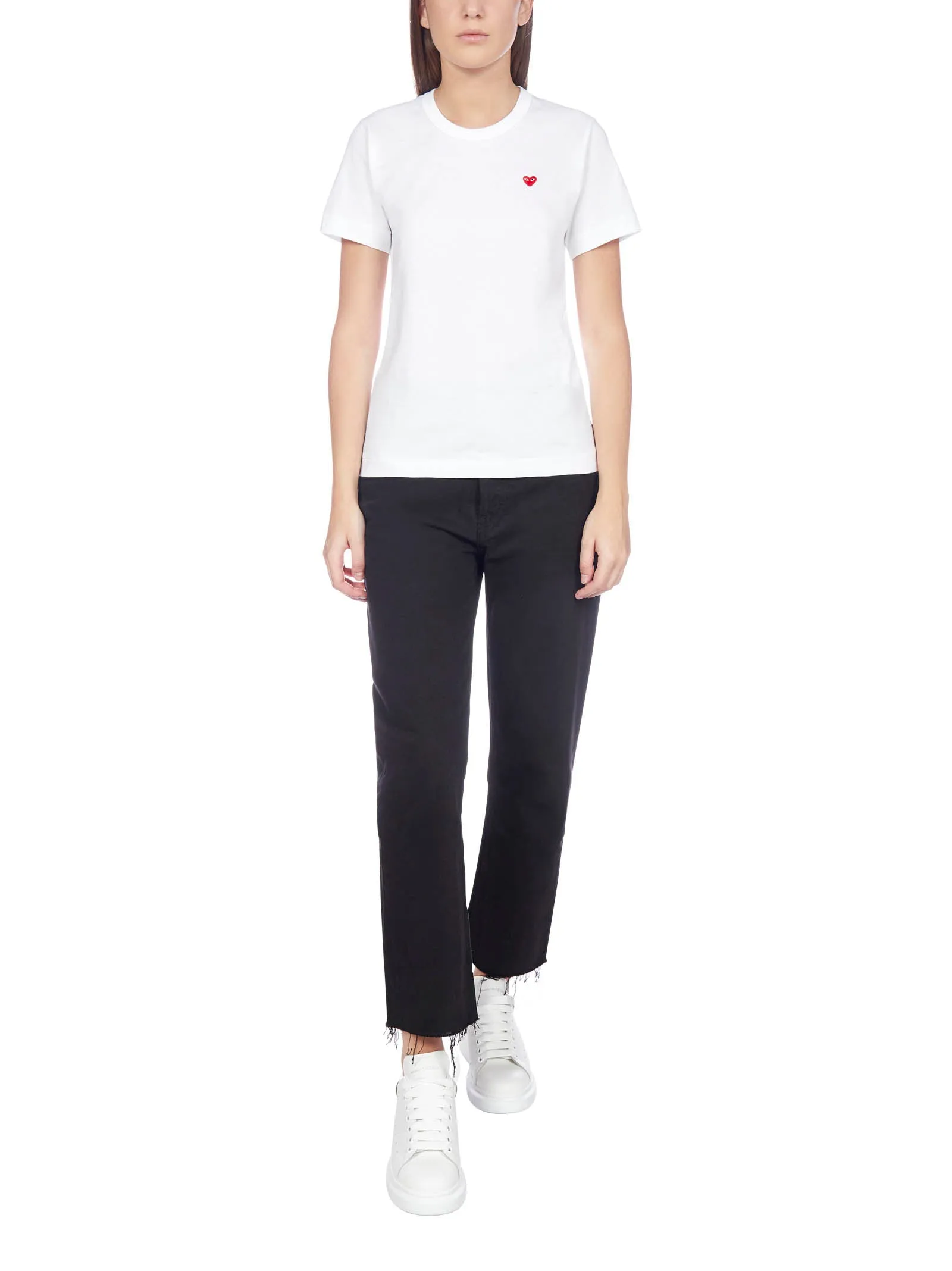Comme des Garons Play Heart Appliqu T-Shirt