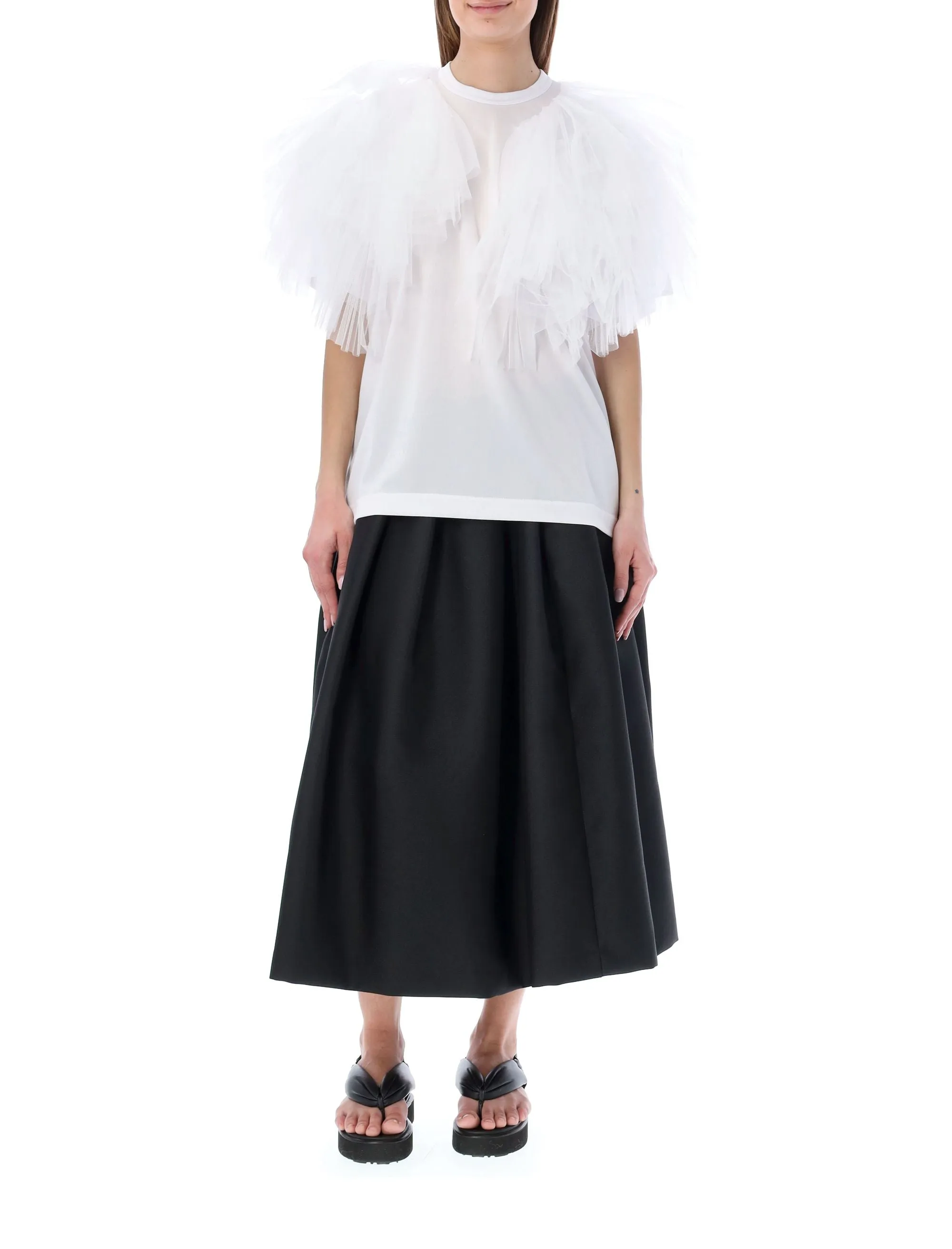 Comme des Garons Tulle Short-Sleeved T-Shirt