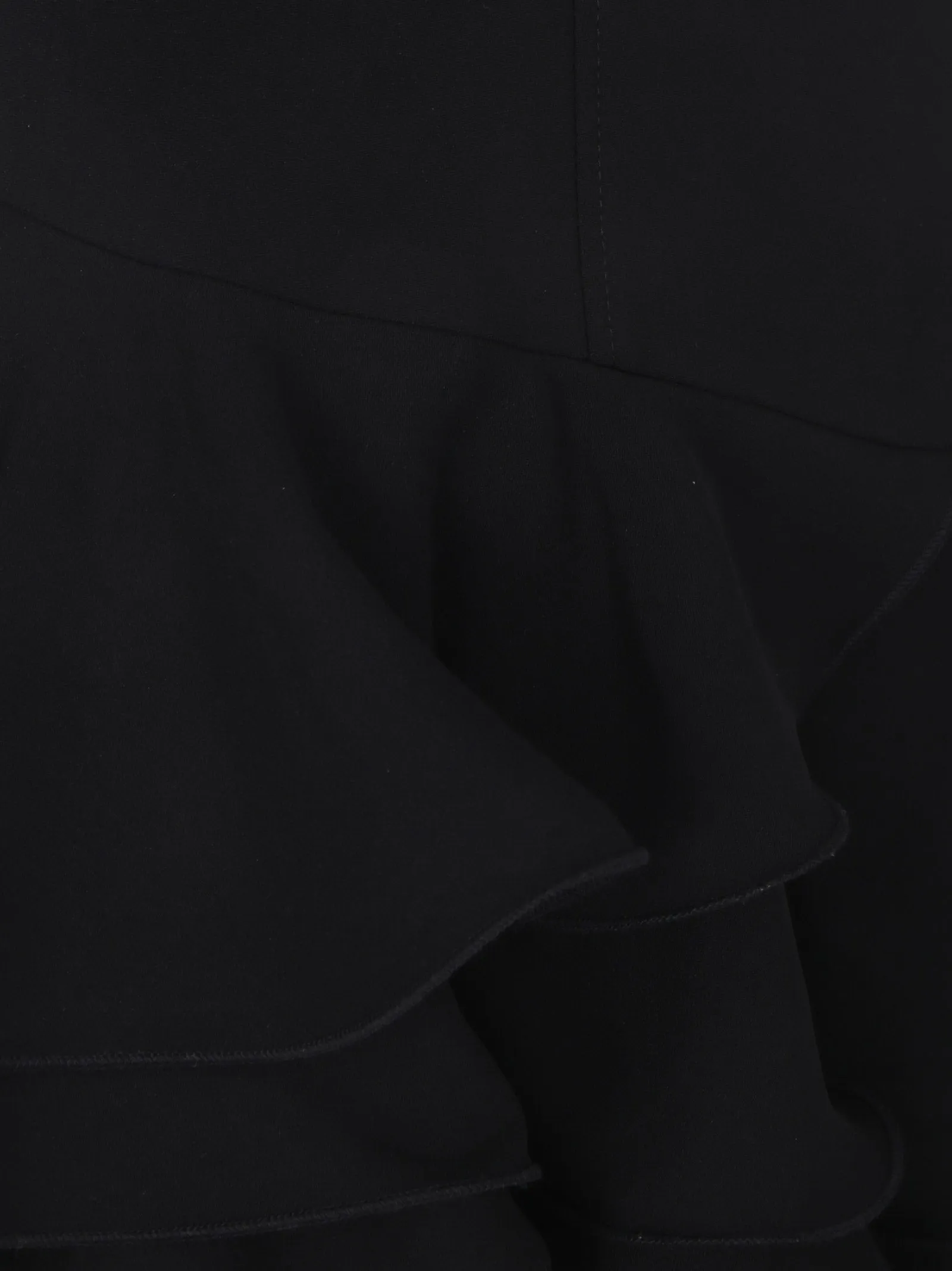 Coperni Logo Plaque Ruffle Mini Dress