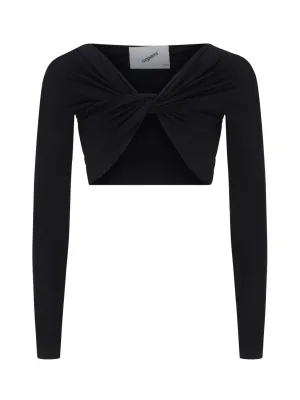 Coperni Long Sleeved Criss-Cross Top