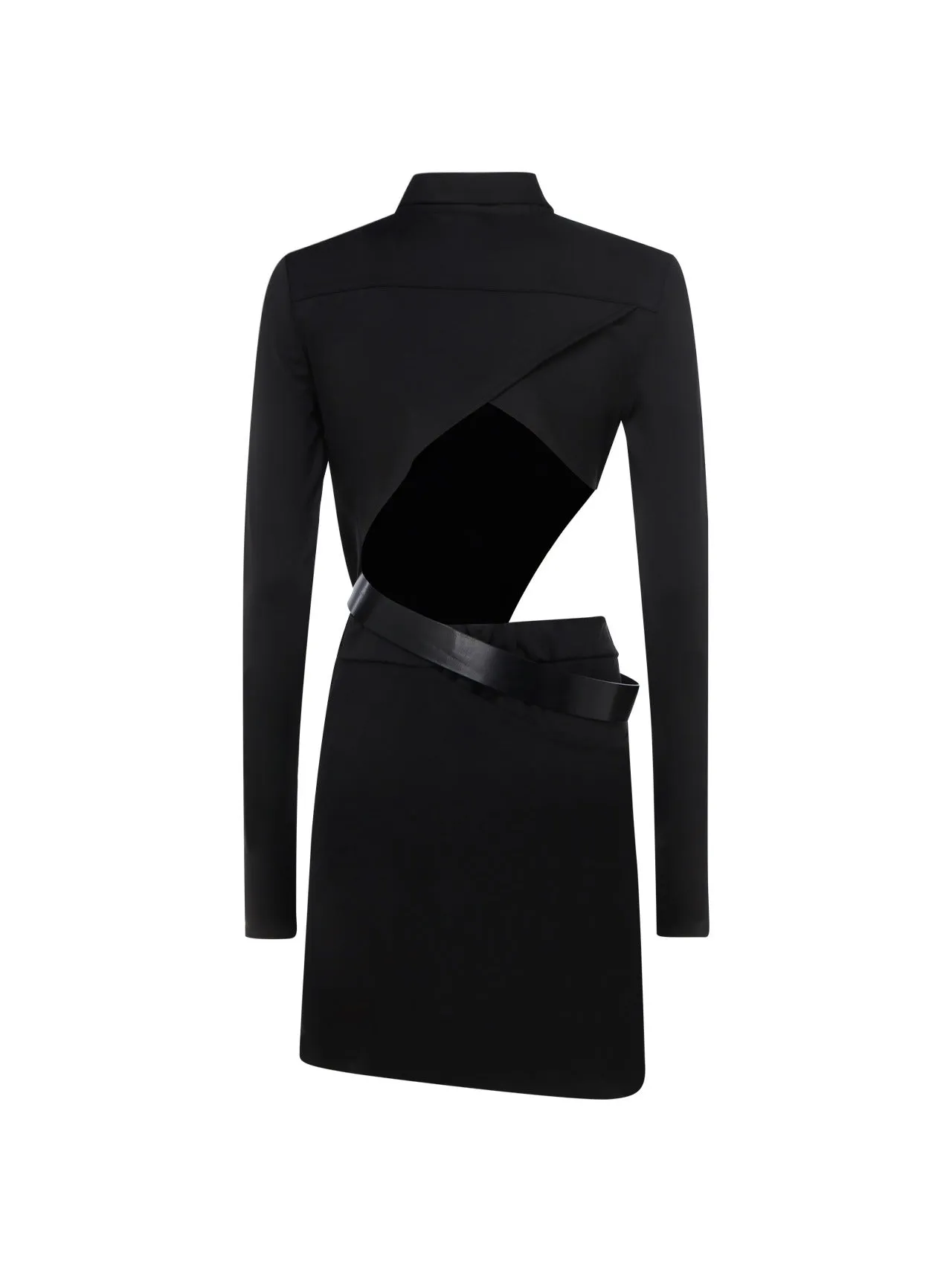 Diesel D-Elem Cut-Out Draped Mini Dress
