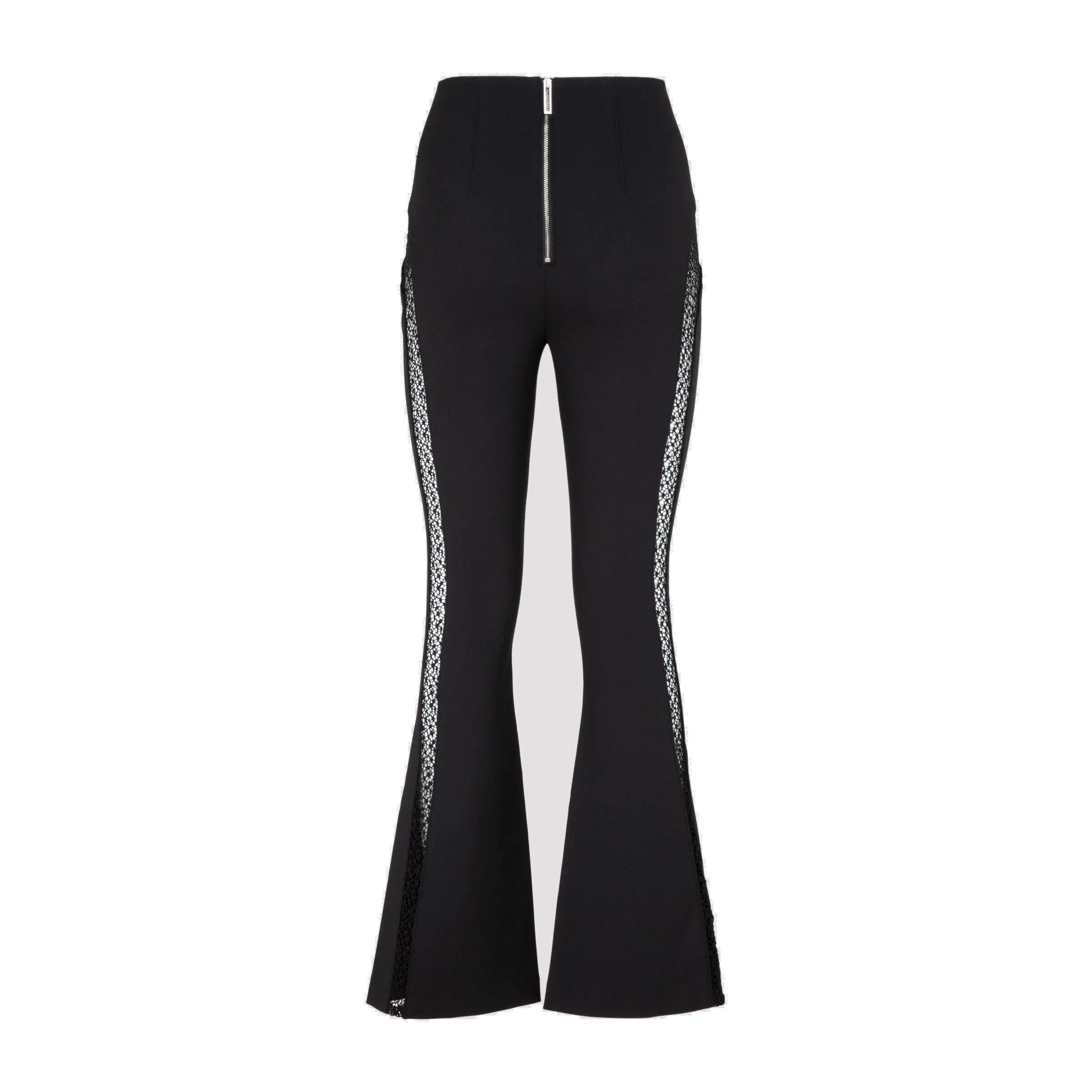 Dion Lee Suspended Lace-Panelled Mid Rise Pants