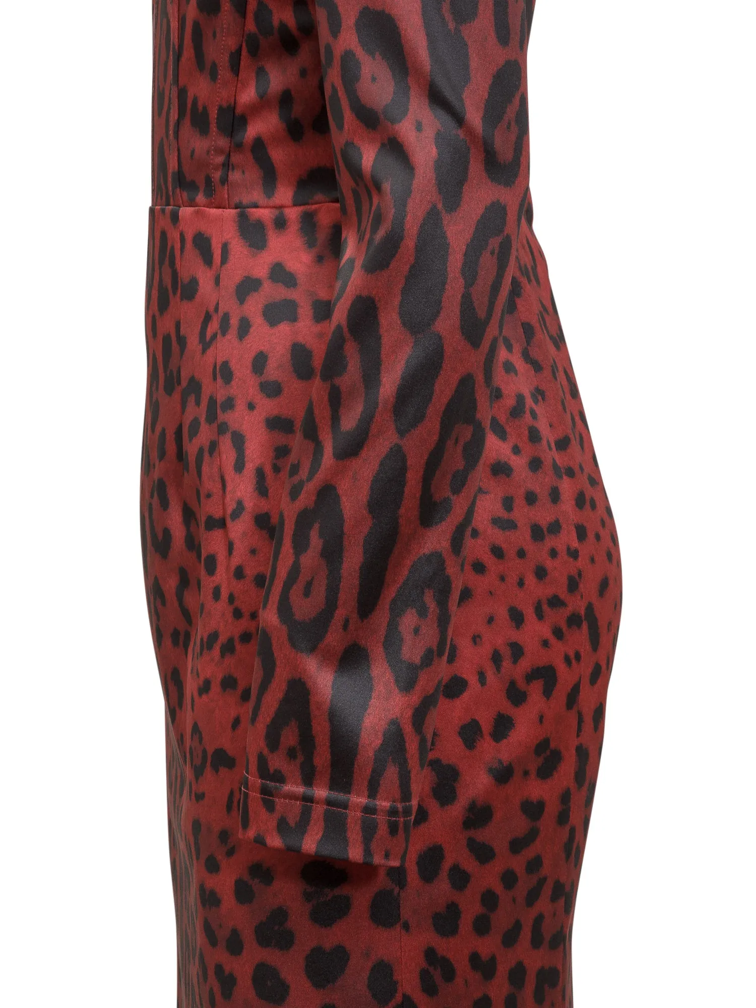 Dolce & Gabbana Animal Print Midi Dress