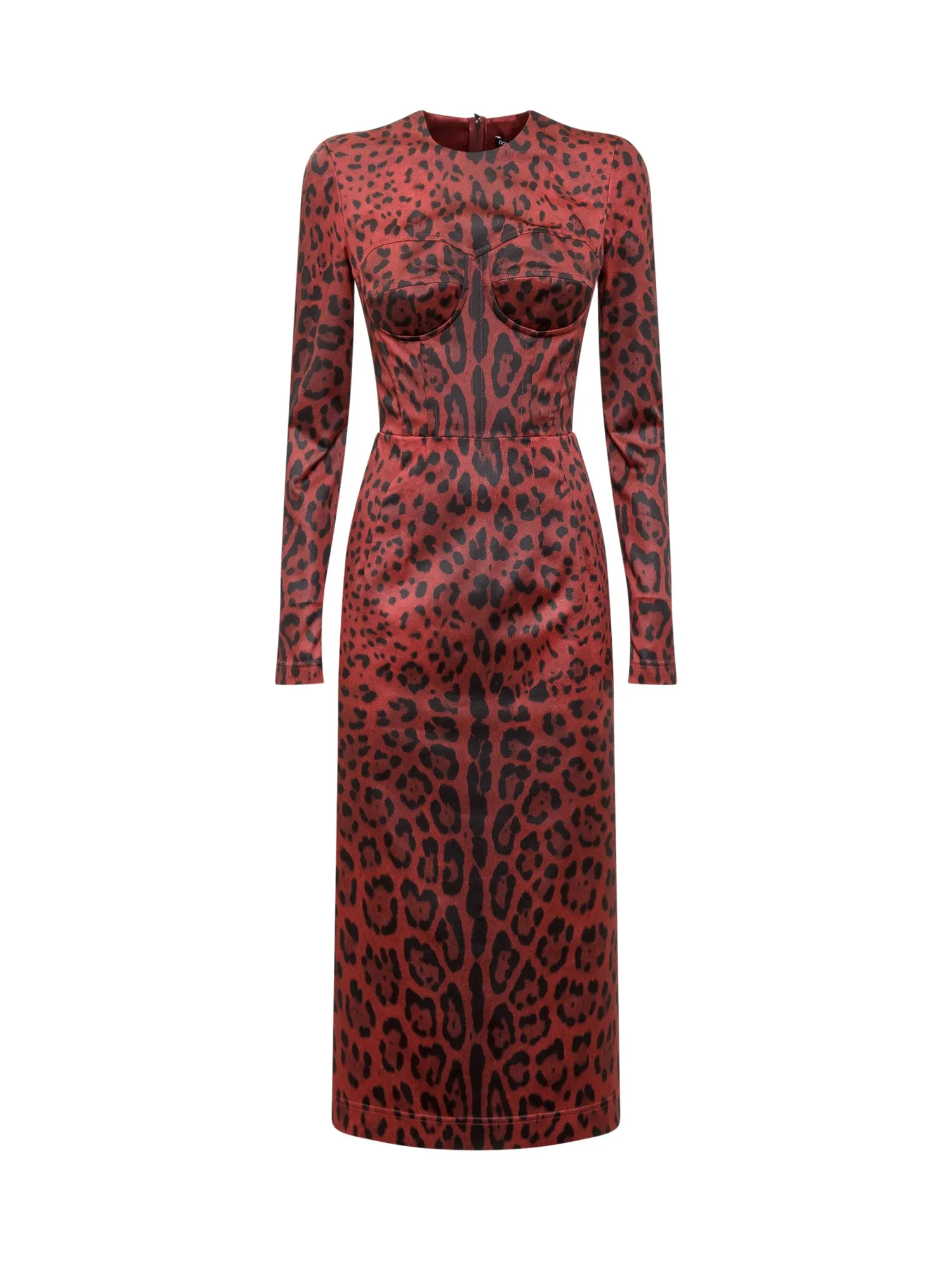 Dolce & Gabbana Animal Print Midi Dress