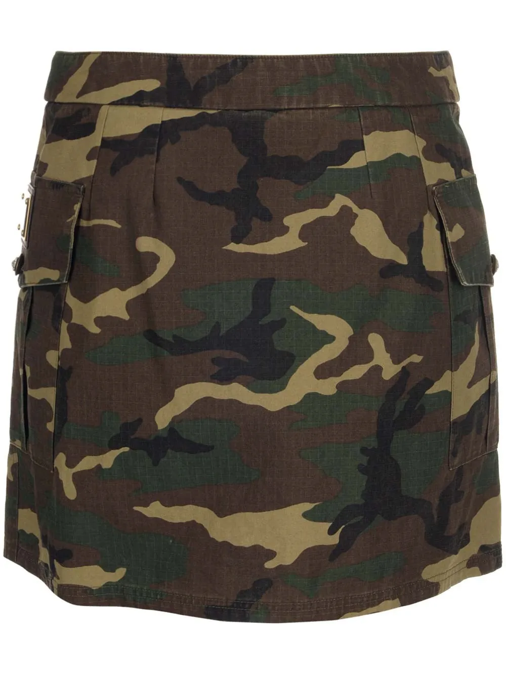 Dolce & Gabbana Camouflage Pattern Mini Skirt