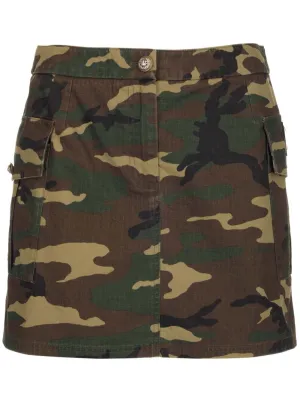 Dolce & Gabbana Camouflage Pattern Mini Skirt