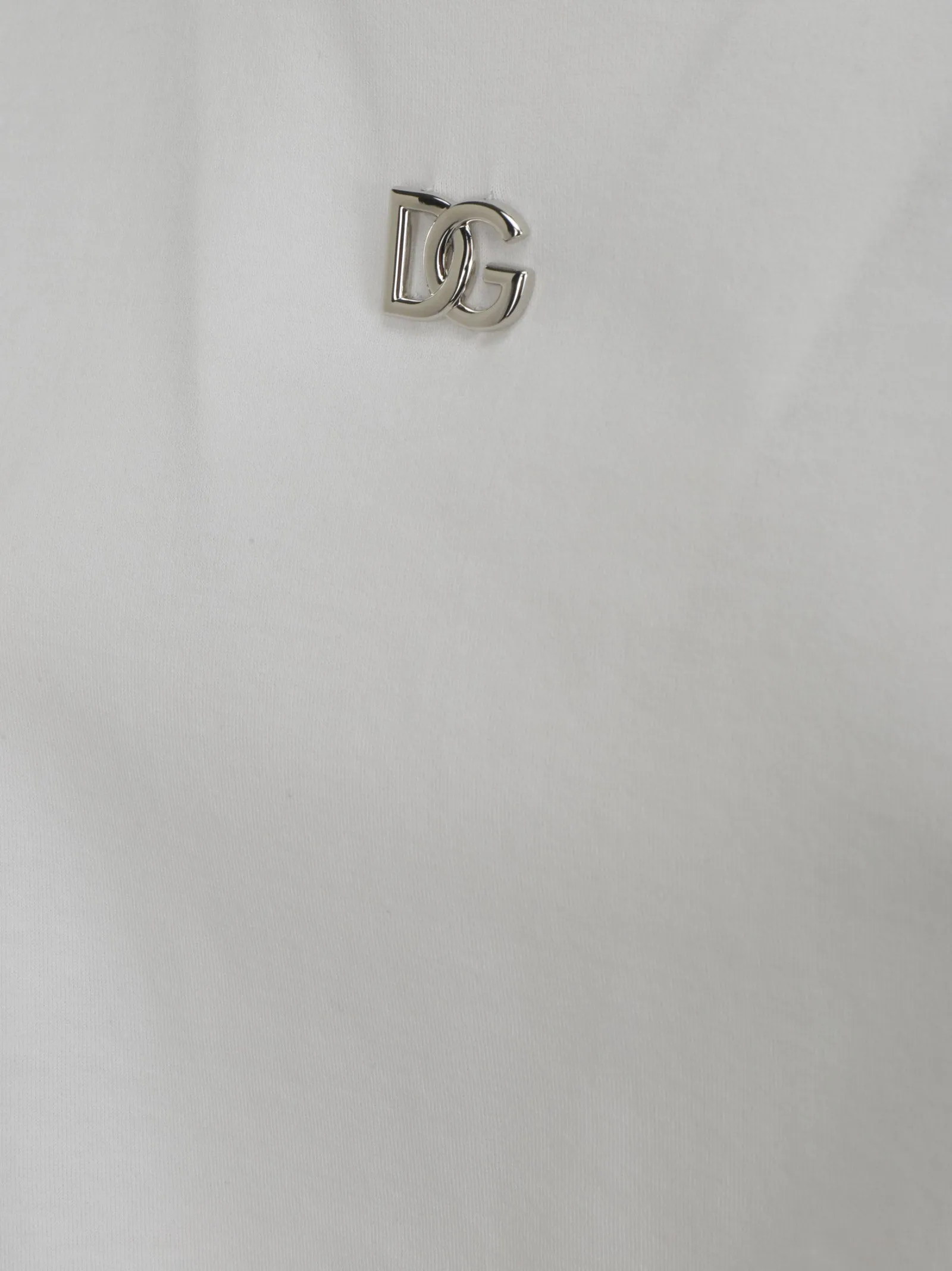 Dolce & Gabbana DG Plaque Round Neck T-Shirt
