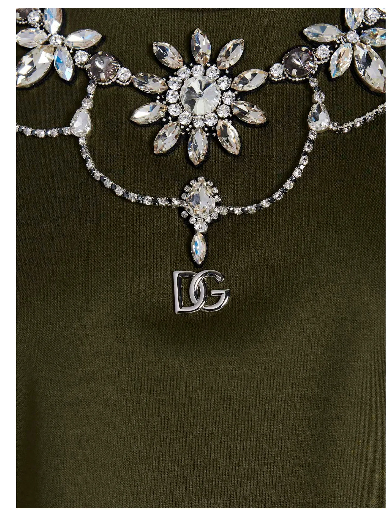 Dolce & Gabbana Embellished Crewneck T-Shirt