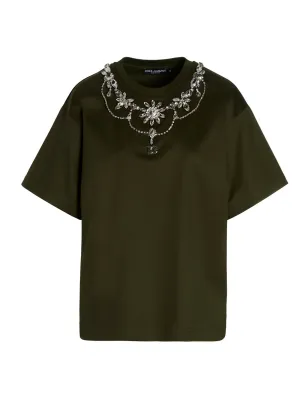 Dolce & Gabbana Embellished Crewneck T-Shirt