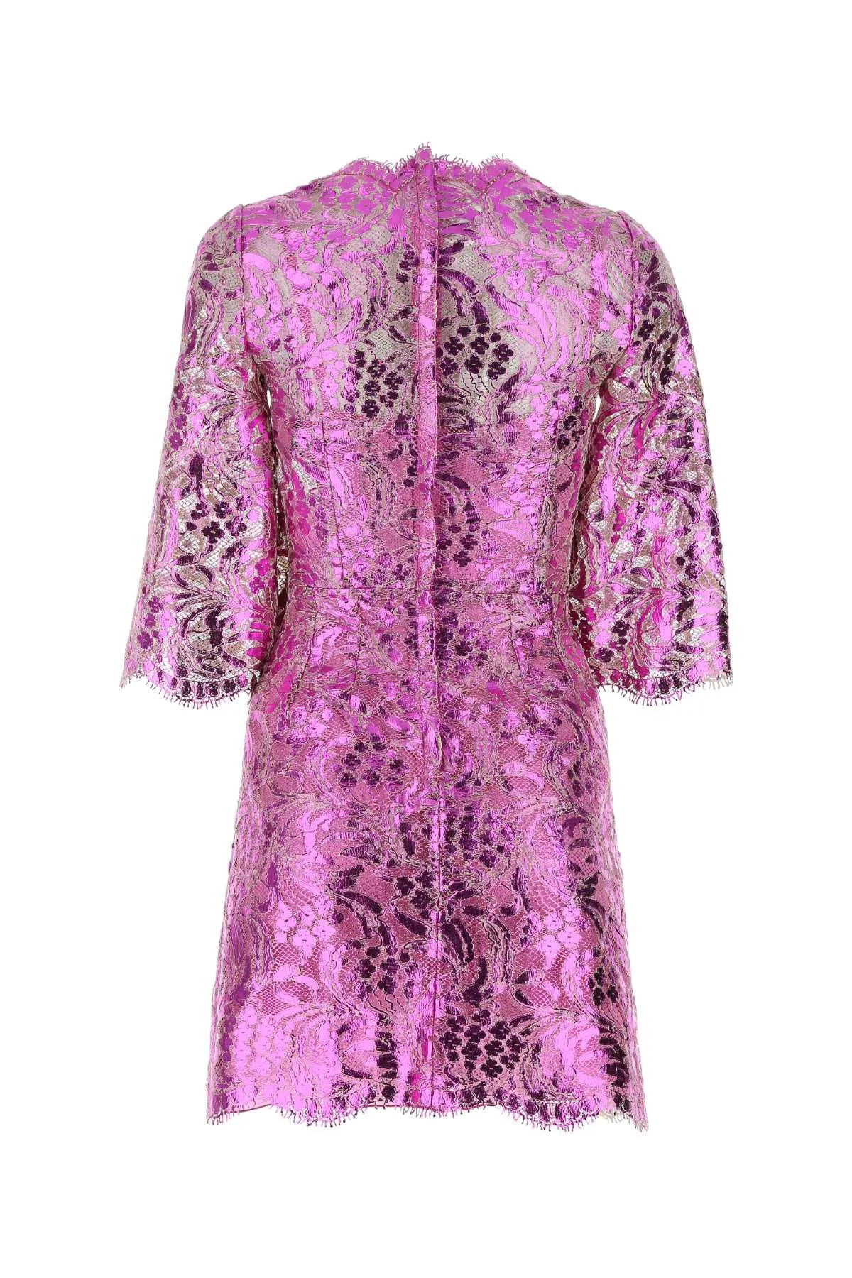 Dolce & Gabbana Floral Lace Mini Dress