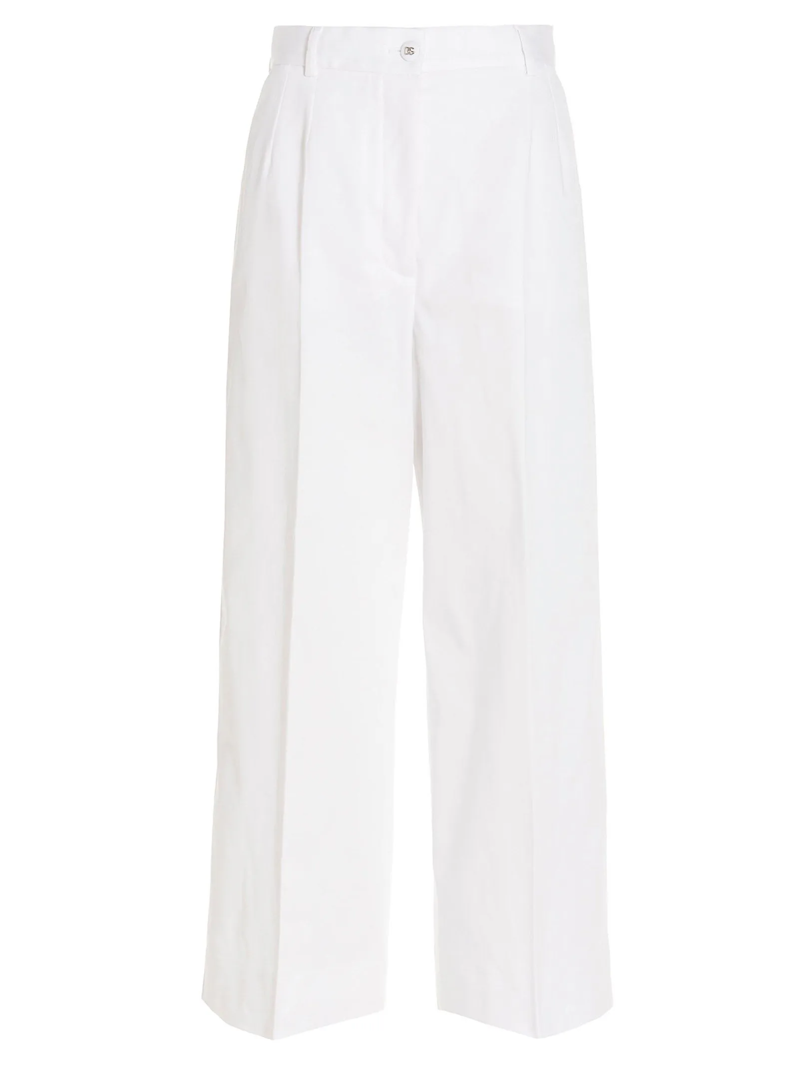 Dolce & Gabbana High-Waisted Cropped Trousers