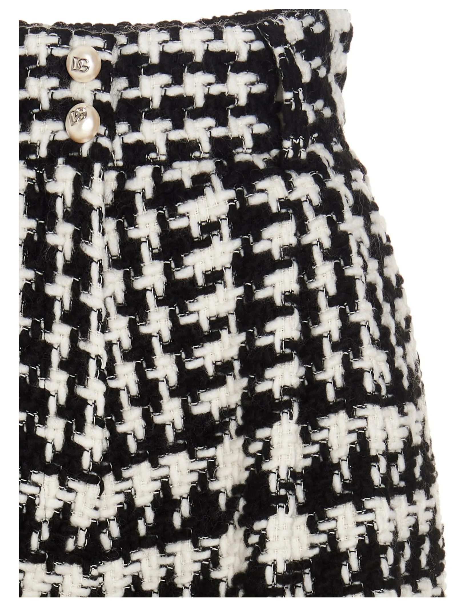 Dolce & Gabbana Houndstooth Cropped Pants