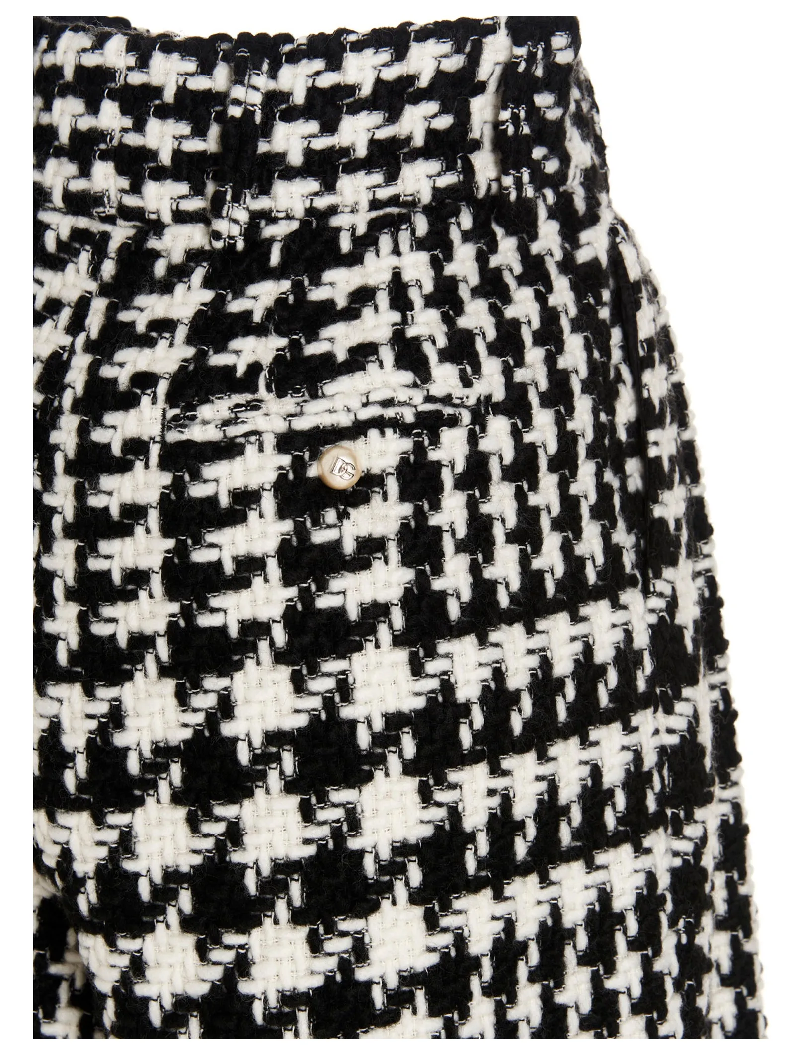 Dolce & Gabbana Houndstooth Cropped Pants