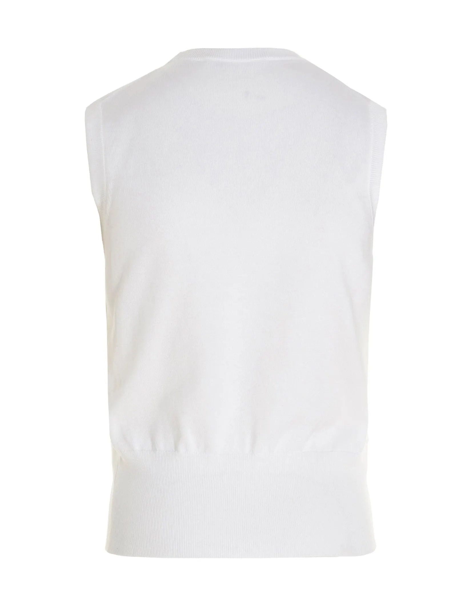 Dolce & Gabbana Lace Detailed Sleeveless Crewneck Top