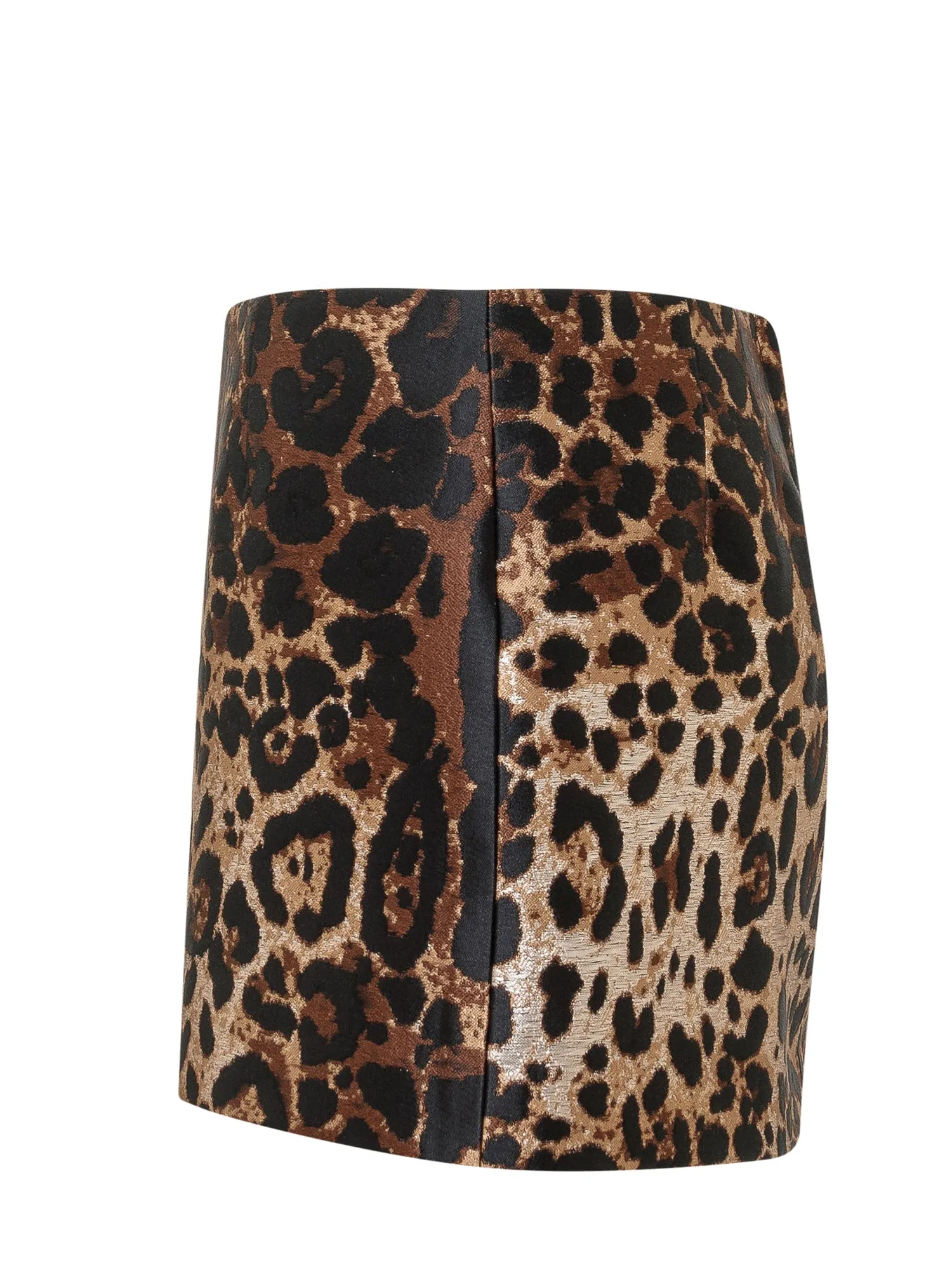 Dolce & Gabbana Leopard Printed Skirt