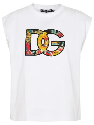 Dolce & Gabbana Logo Patch Crewneck T-Shirt