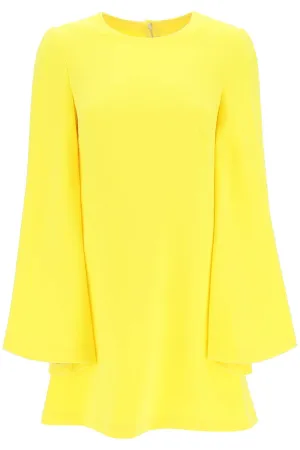 Dolce & Gabbana Long-Sleeve Sable Dress