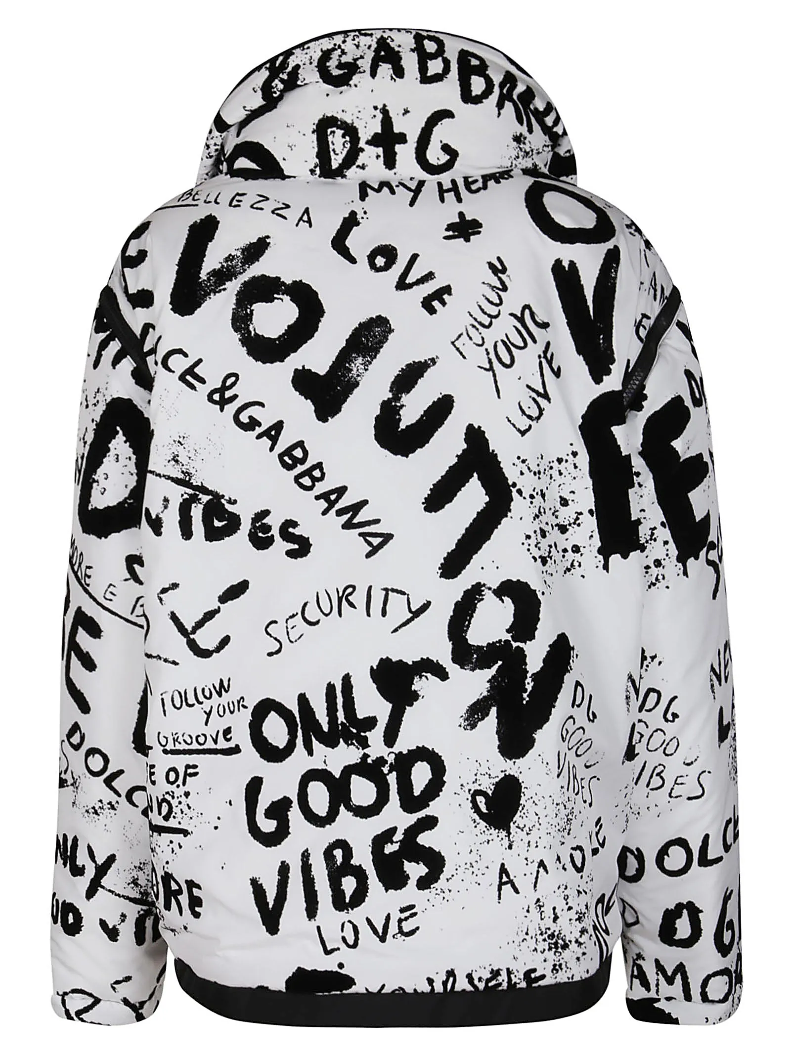 Dolce & Gabbana Reversible Printed Down Jacket