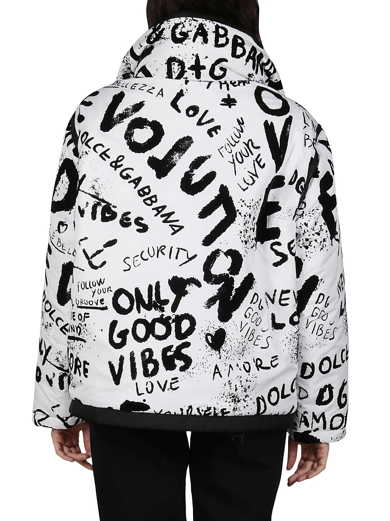 Dolce & Gabbana Reversible Printed Down Jacket