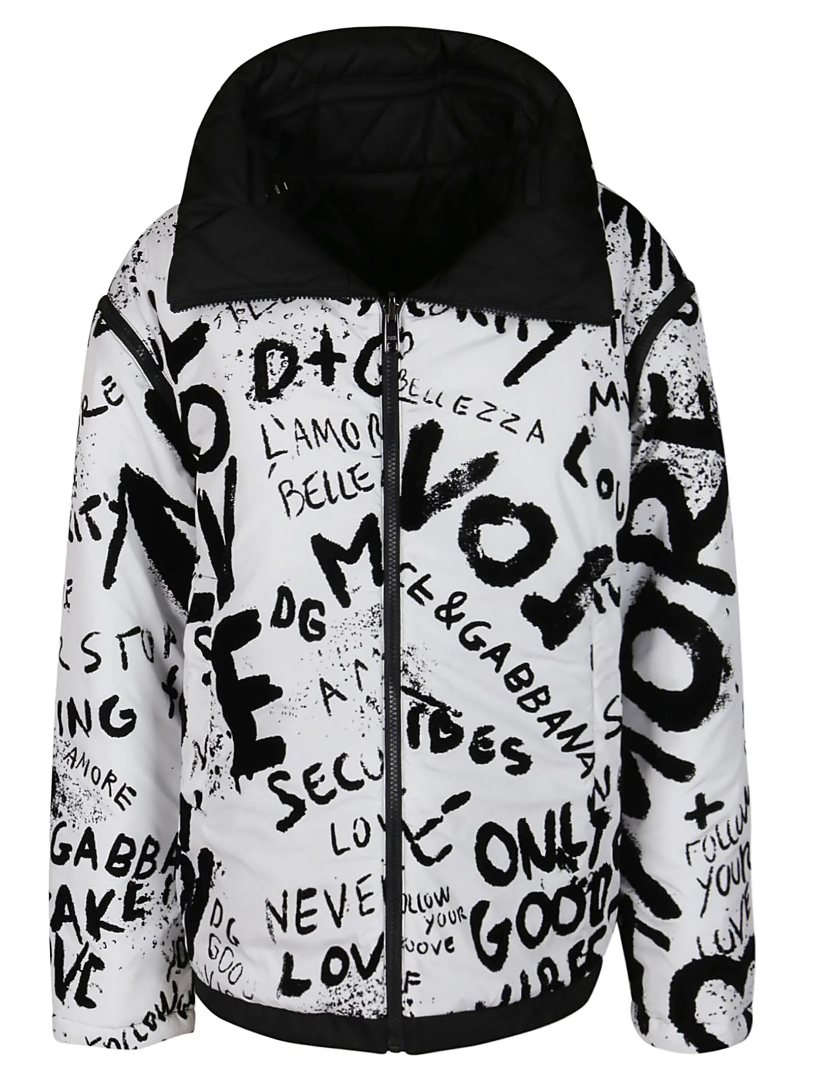 Dolce & Gabbana Reversible Printed Down Jacket