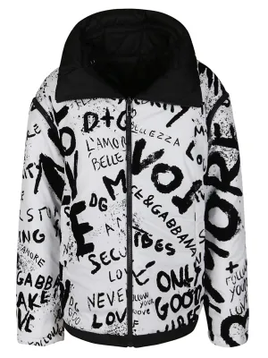 Dolce & Gabbana Reversible Printed Down Jacket