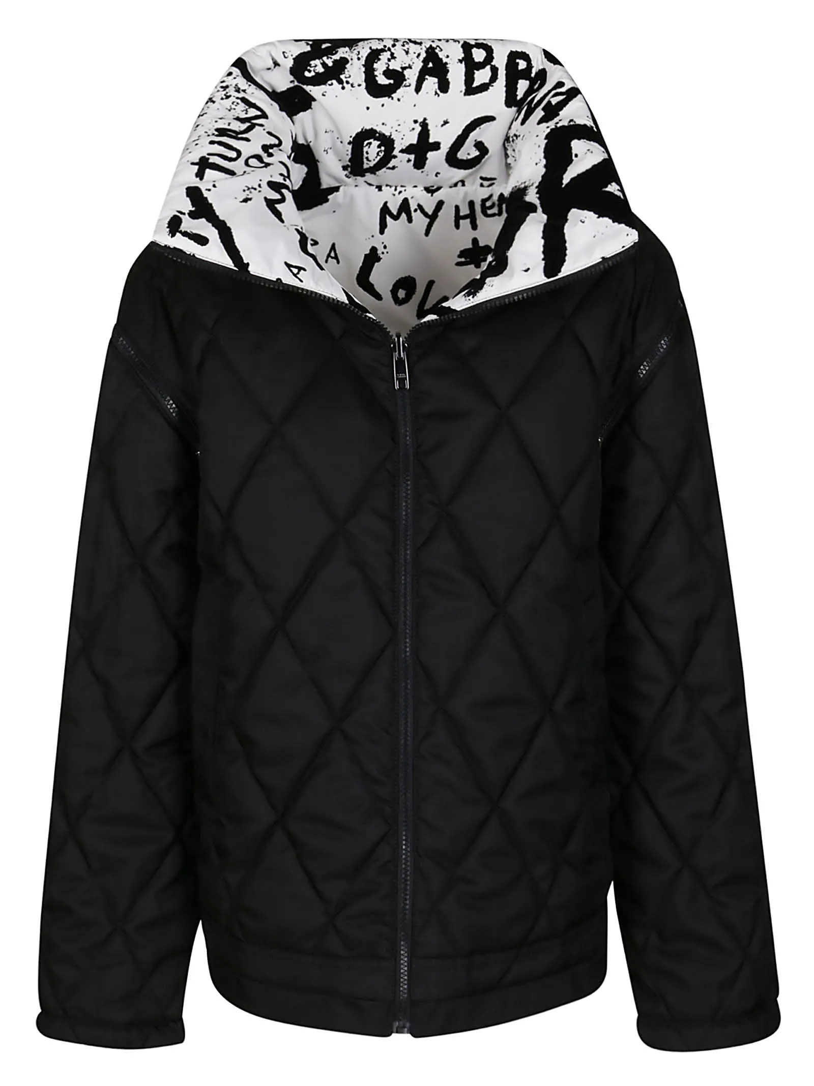 Dolce & Gabbana Reversible Printed Down Jacket