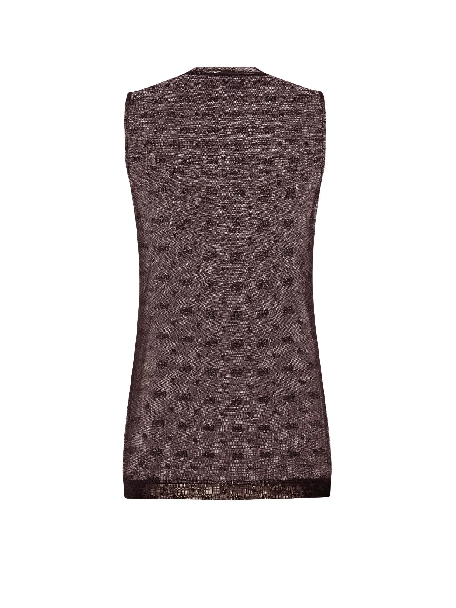 Dolce & Gabbana Semi-Sheer Crewneck Top