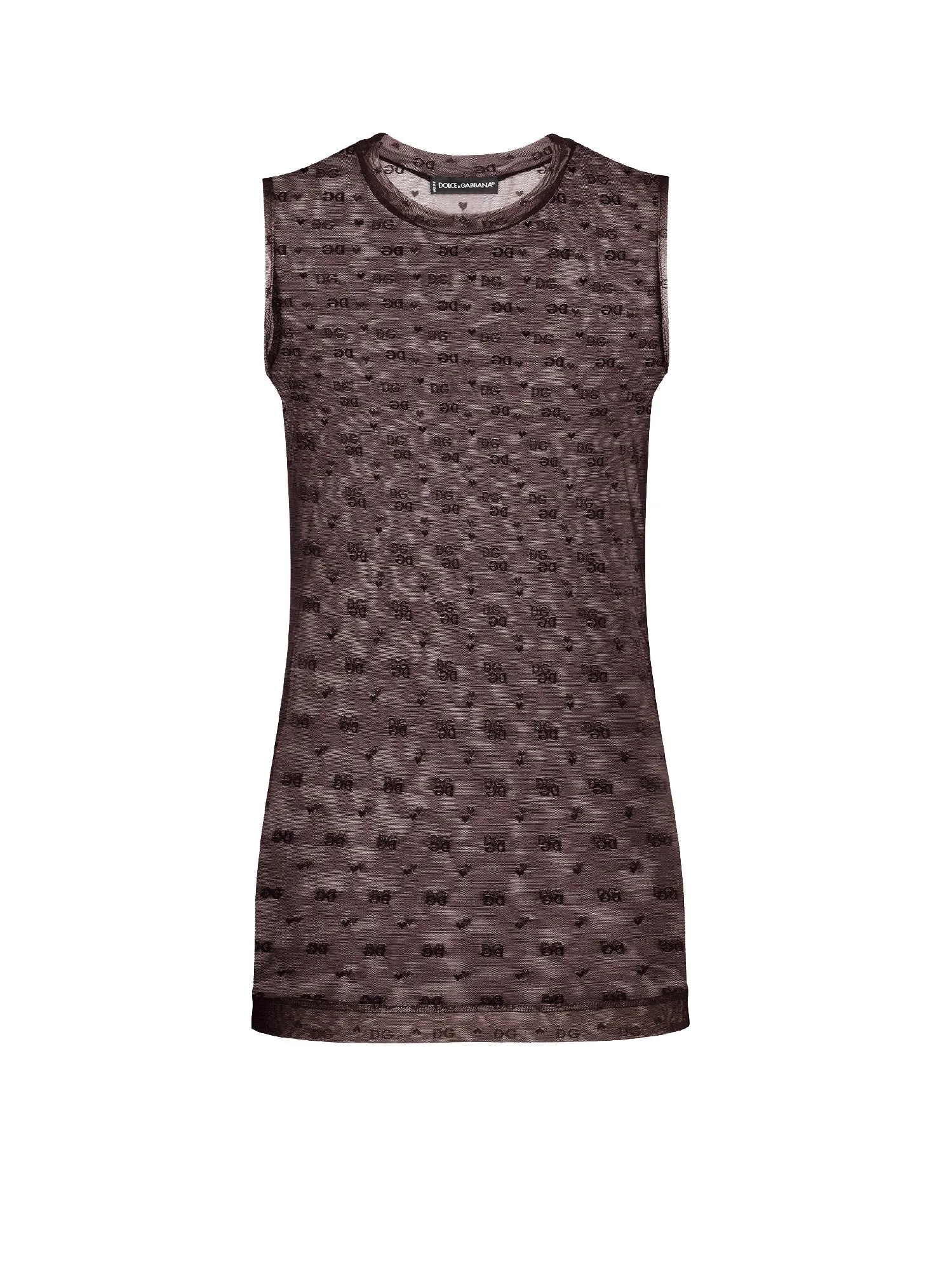 Dolce & Gabbana Semi-Sheer Crewneck Top