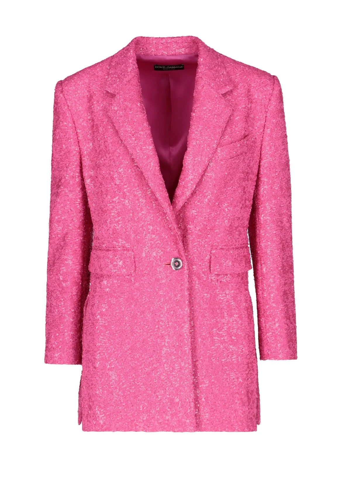 Dolce & Gabbana Sequin Embellished Single-Breasted Jacket