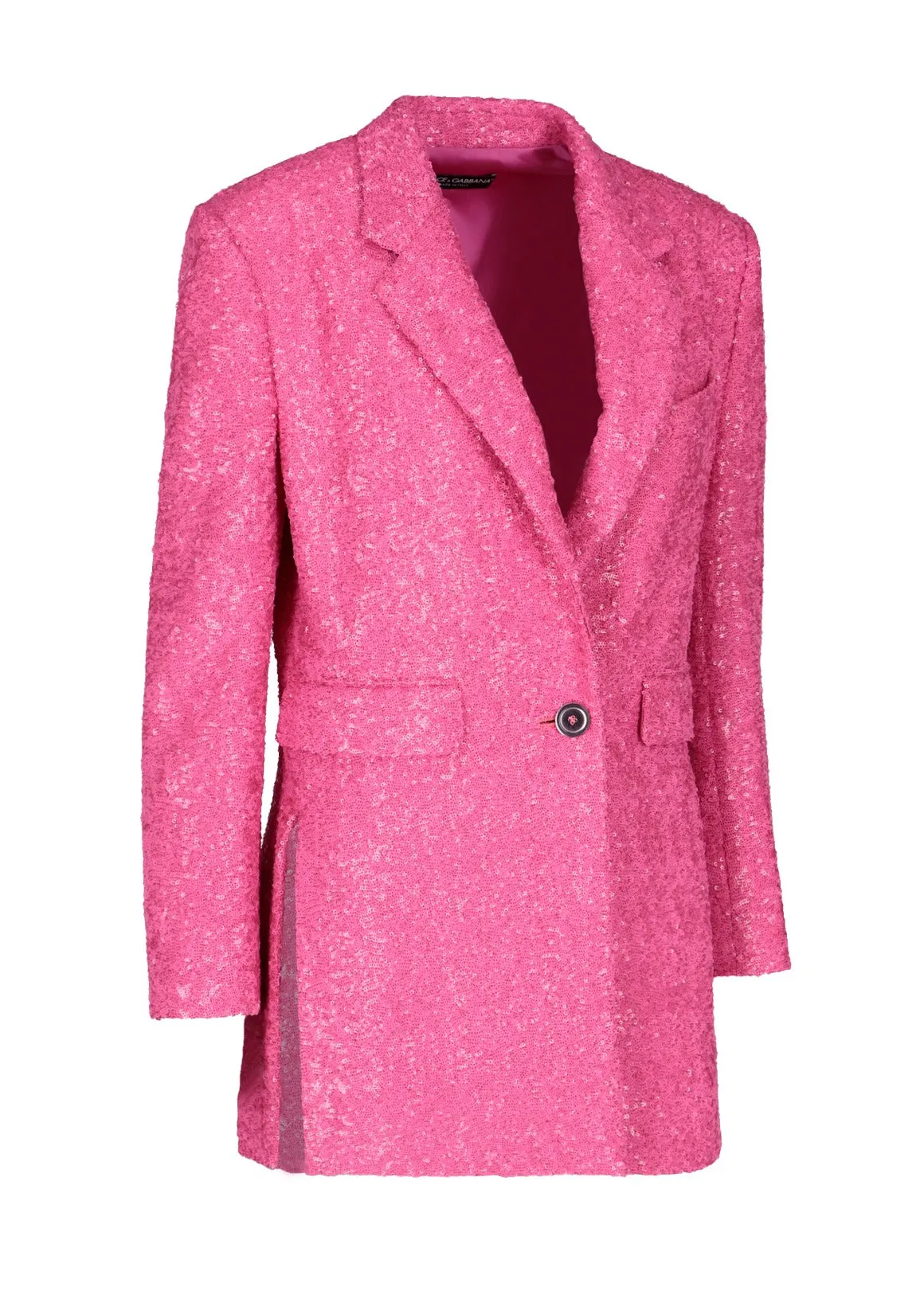 Dolce & Gabbana Sequin Embellished Single-Breasted Jacket