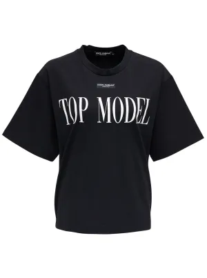 Dolce & Gabbana Top Model Printed T-Shirt