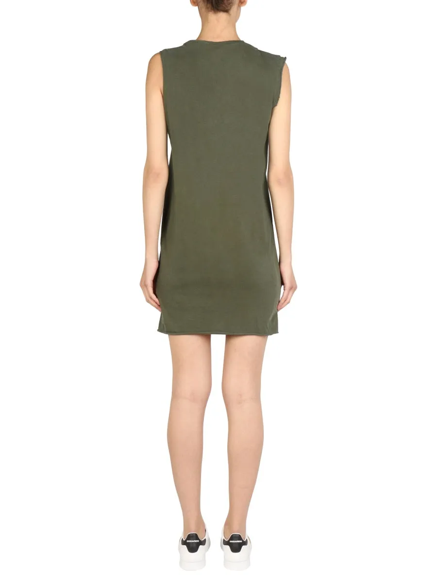 Dsquared2 Crewneck Sleeveless Mini Dress