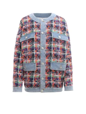 Dsquared2 Flap-Pocket Tweed Jacket