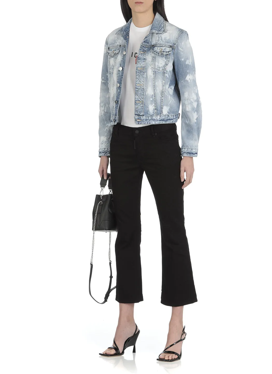 Dsquared2 Flared Cropped Jeans