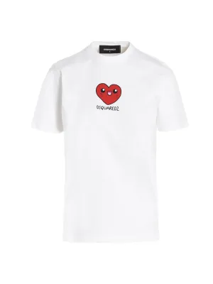 Dsquared2 Heart Printed T-Shirt