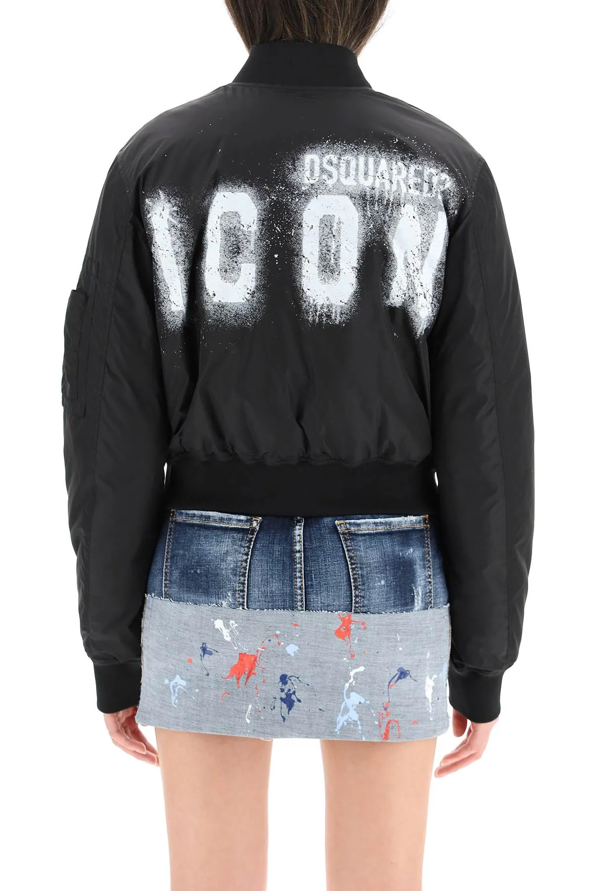 Dsquared2 Icon Printed Bomber Jacket