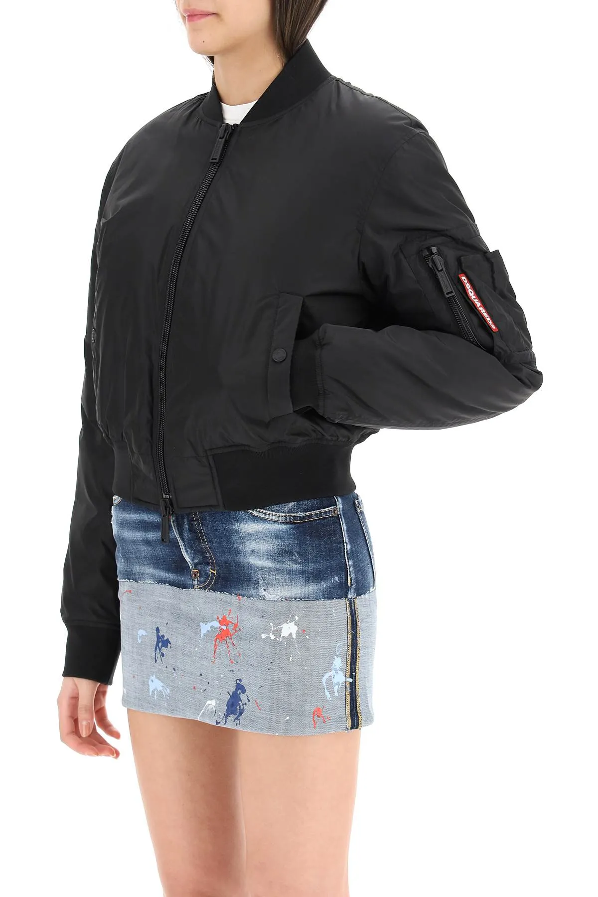 Dsquared2 Icon Printed Bomber Jacket