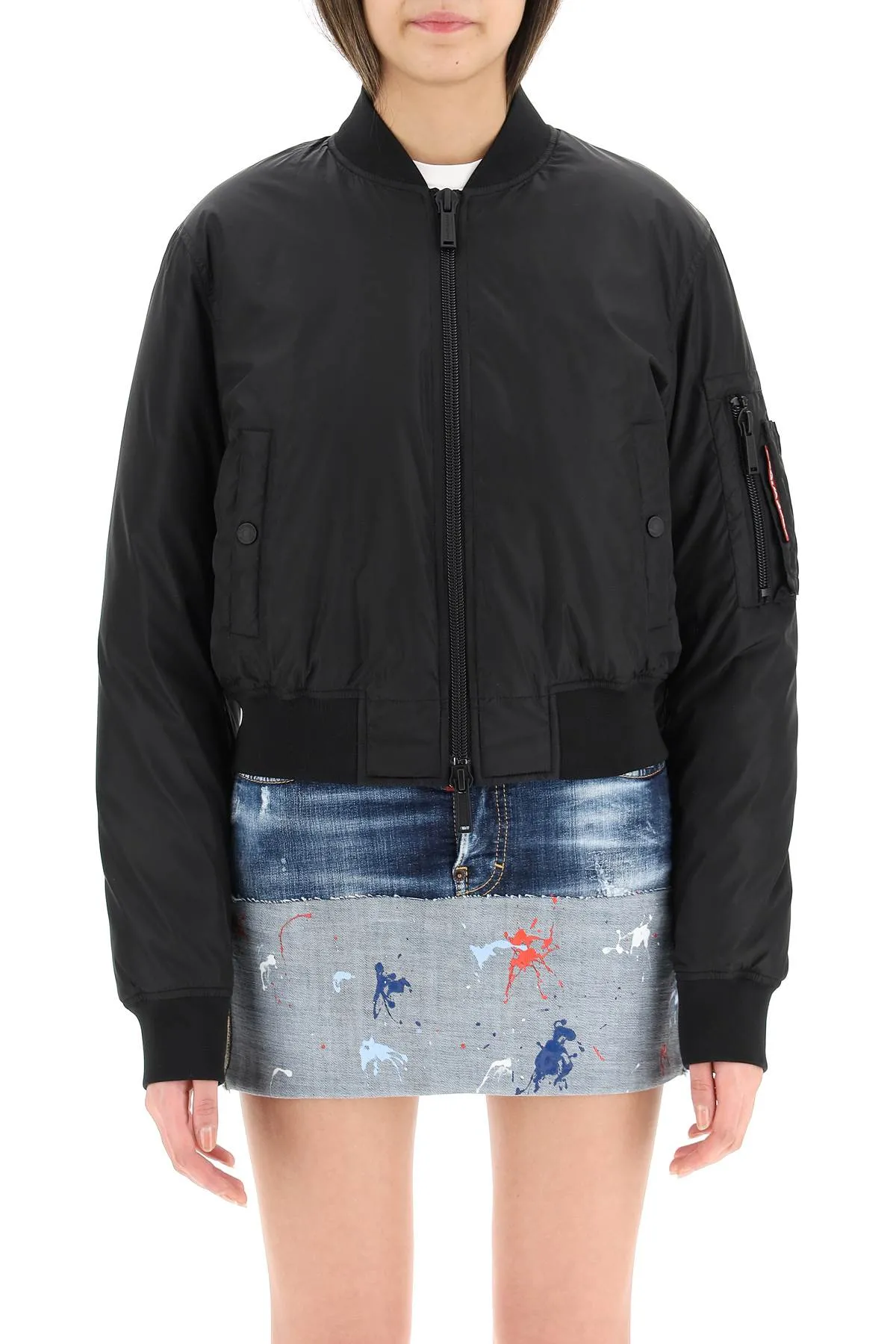 Dsquared2 Icon Printed Bomber Jacket