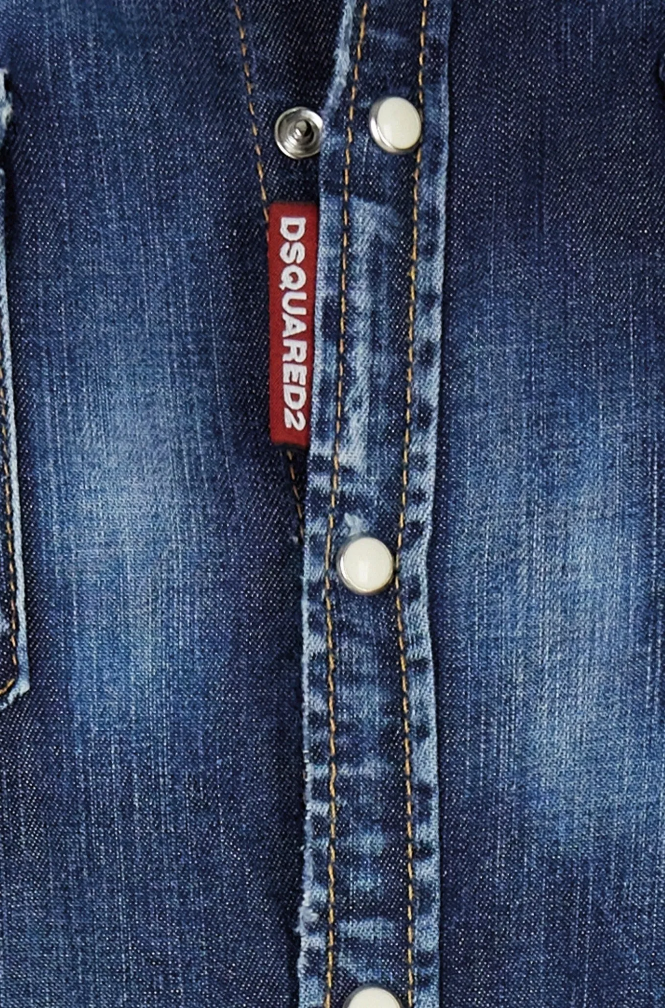 Dsquared2 Logo Patch Distressed Jacket
