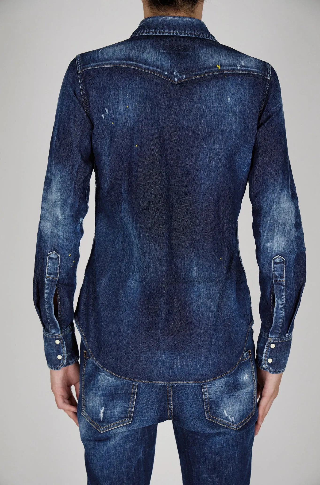 Dsquared2 Logo Patch Distressed Jacket