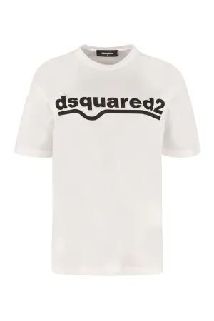Dsquared2 Logo Print Crewneck T-Shirt