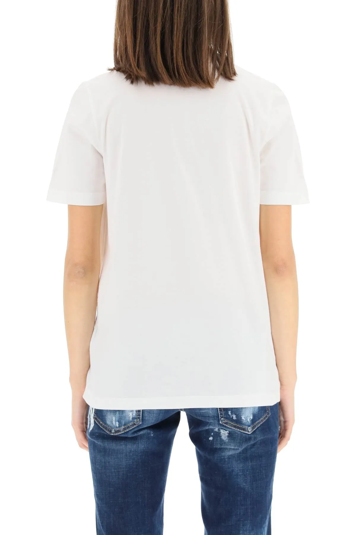 Dsquared2 Logo Printed Crewneck T-Shirt
